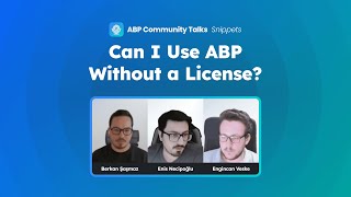Can I Use ABP Without a License