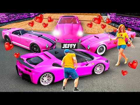 Jeffy Steals CRAZY FAN GIRLS SUPERCARS in GTA 5!