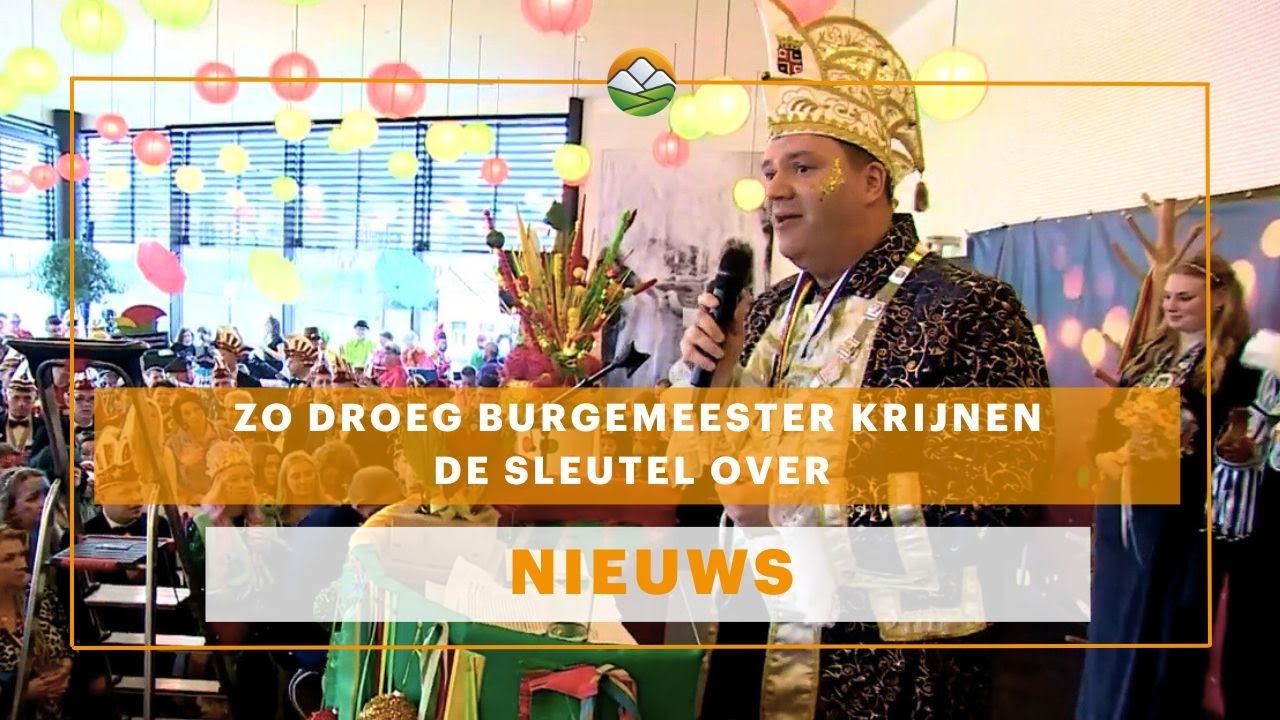 Zo droeg burgemeester Krijnen de sleutel over van Eijsden-Margraten