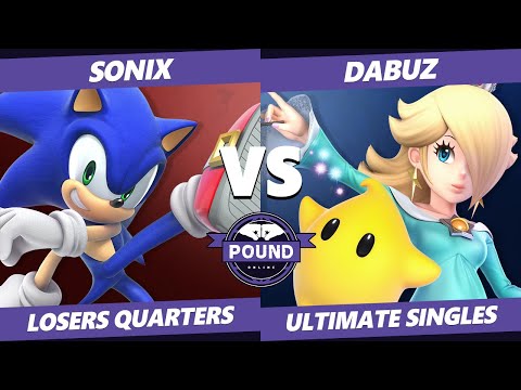Pound Online 2020 SSBU Losers Quarters - Sonix (Sonic) Vs. Dabuz (Rosalina) Smash Ultimate Singles