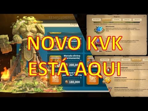 NOVO KVK ESTÁ PRA COMEÇAR - CONFIRA AS NOVIDADES - RISE OF KIGNDOMS