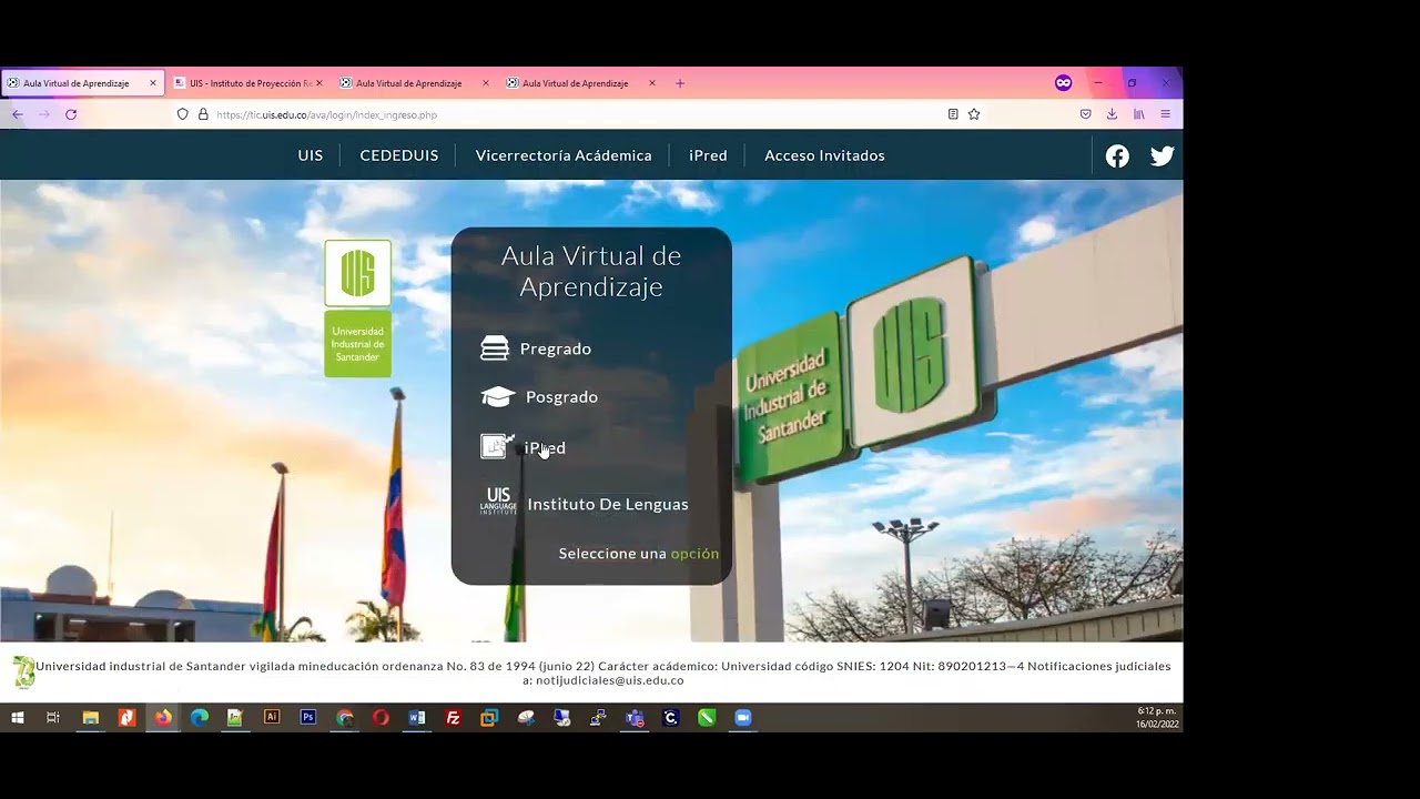 Induccion Aula Virtual de Aprendizaje Momento 2