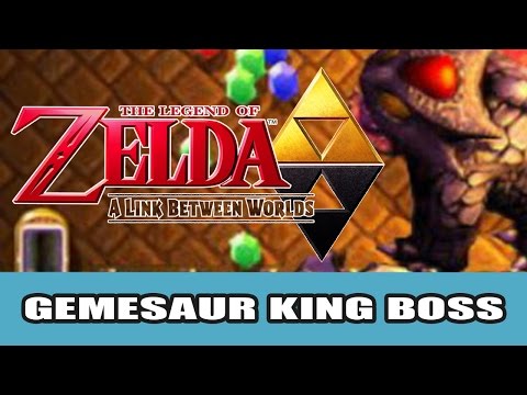 Zelda: Link Between Worlds - Gemesaur King - Dark Palace Boss Guide