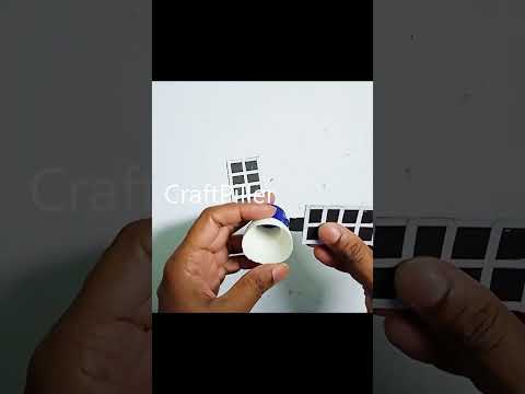 satellite making simple using waste materials science project - #shorts  - craftpiller