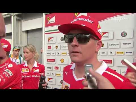 Baku 2017 Kimi Räikkönen finishes FP2 Interview by himself