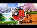 Dessin animé pour enfants : Apprendre les saisons avec Shawn le Train