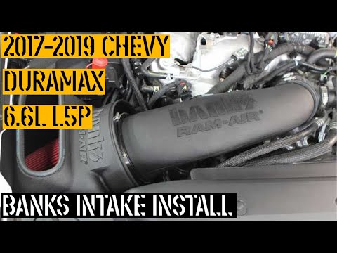 2017-2019 CHEVY/GMC 2500/3500 6.6L Duramax, L5P Banks Ram-Air Intake System Install | SSG