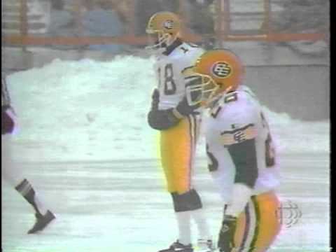 CFL 1993 WEST FINAL EDMONTON ESKIMOS AT CALGARY STAMPEDERS