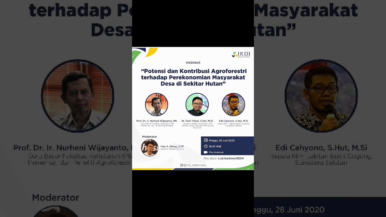 Contoh leaflet pdf atau brosur webinar