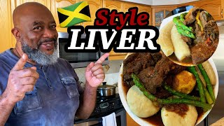 How to make Authentic Jamaican Style Liver! | Deddy