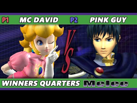 S@X 462 Winners Quarters - MC David (Peach) Vs. Pink Guy (Marth) Smash Melee - SSBM