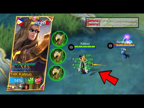 MOONTON WILL NERF THIS ITEM! 3x GUARDIAN HELMET LANCELOT IS OP! | ENEMY ANNOYED 😱