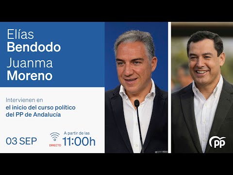 Elías Bendodo y Juanma Moreno intervienen en el inicio del curso político del PP de Andalucía