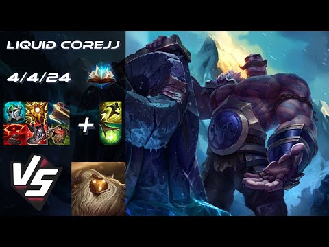 Team Liquid CoreJJ SUPPORT Braum vs Bard - NA Challenger Patch 25.S2.4