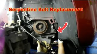 How To Replacement A Drive Belt 2010 Mercury Mariner