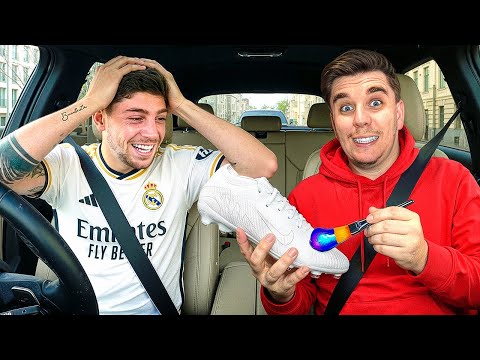 I thrilled Fede Valverde with personalized football boots!