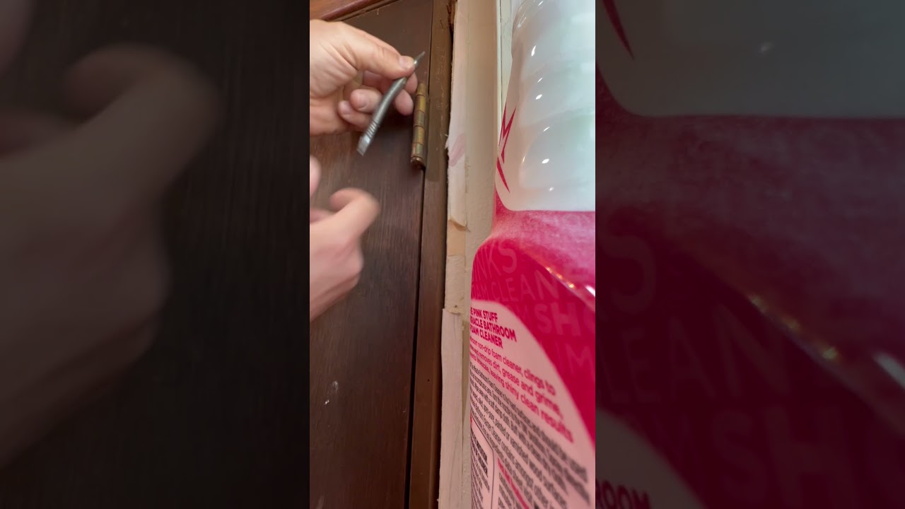 How to remove door hinge pins￼