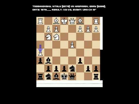 Kasparov Super Series - 1978- 15 years old - UdSSR Championchip game 11