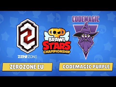 ZEROZONE EU vs CODEMAGIC PURPLE Brawl Stars Championship 2020 - May Finals - Day 1