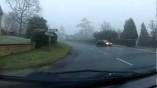 preview picture of video 'A Drive from Winchcombe to Cheltenham, 11.12.12'