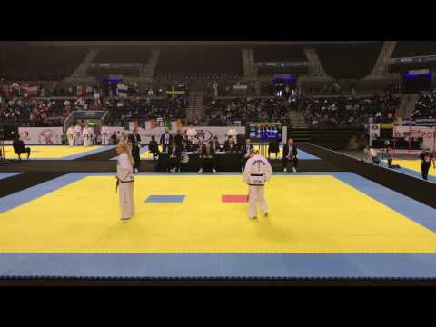 Albena Sitnilska (BUL) v Mariia Klochkova (RUS) - Female 4 Dan Pattern Semi Final