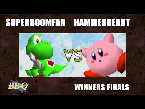 BBQ Winners Finals - SuPeRbOoMfAn (Yoshi) Vs. HAMMERHEART (Kirby) Super Smash Bros - SSB64