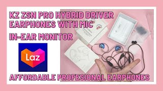 KZ ZSN PRO HYBRID TECHNOLOGY EARPHONE CLASSIC UPGRADE IN-EAR MONITOR EARPHONE IEM BLUE AND SILVER