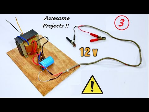 Convert 220v 1000W AC Air Blower to 12v DC Motor Blower Runs on Battery The Professor HINDI