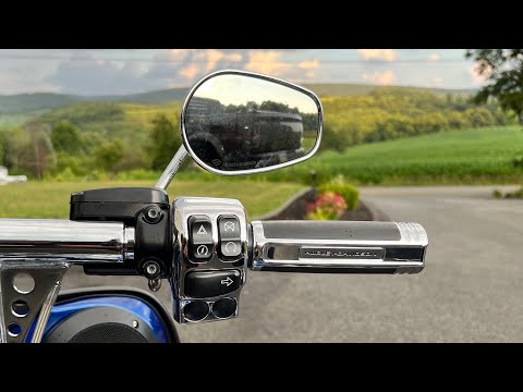 Installed New Grips & Chrome Control Housing Covers On My 2015 Harley Davidson Road King