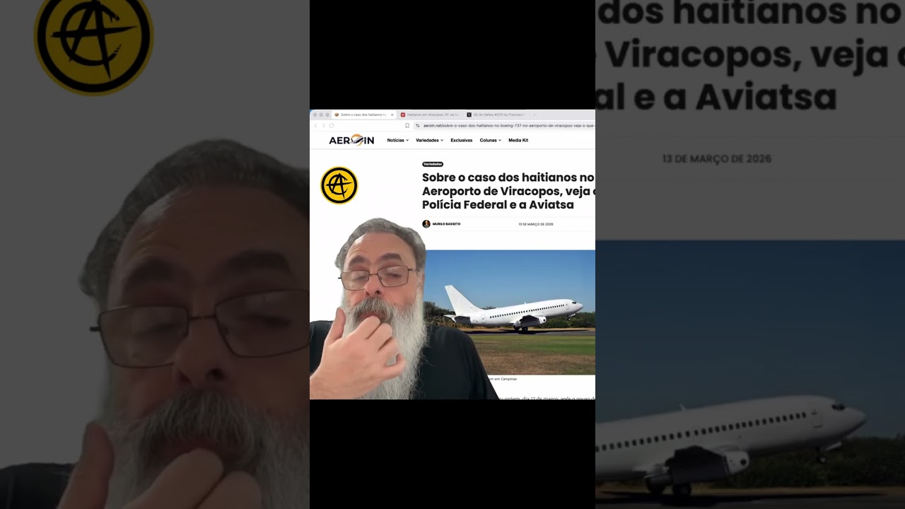 AVIÃO MISTERIOSO com 120 HAITIANOS com DOCUMENTOS FALSOS pousa em VIRACOPOS e SE RECUSA a SAIR