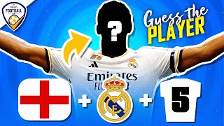 GUESS THE PLAYERS BY NATIONALITY + CLUB + JERSEY NUMBER  | FOOTBALL QUIZ 2024