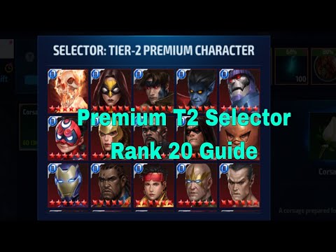 Rank 20 Guide Premium T2 Selector On 8 Years Anniversary - Marvel Future Fight