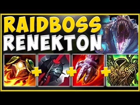 WTF! NEW TANK ITEM BUFFS TURN THE CROC INTO RAIDBOSS KING! RENEKTON S10 GAMEPLAY! League of Legends