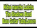Hidne Manche Ladcha- Shadows band(Bass Tabs)Nepali bass guitar lesson-Joel magar