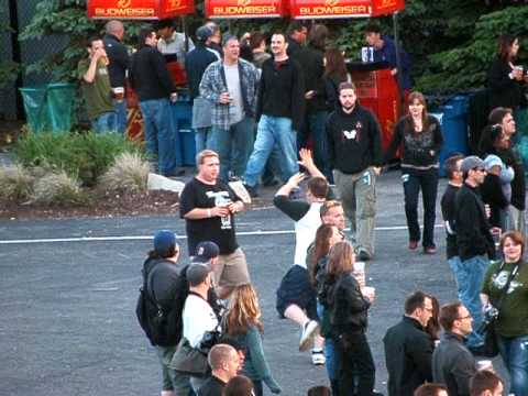 Dude Rockin' Out at Tom Morello & Street Sweeper Social Club & Nine Inch Nails Concert