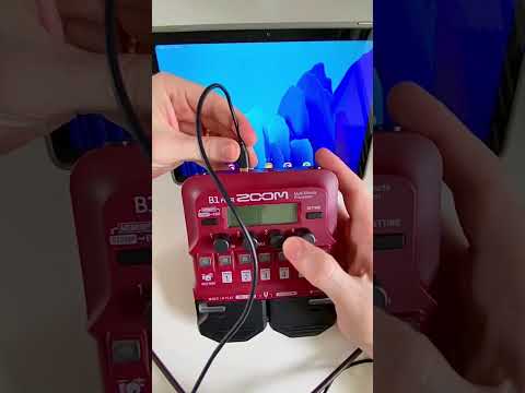 Connecting Zoom B1 Four on Android Tab and ToneLib #Part1