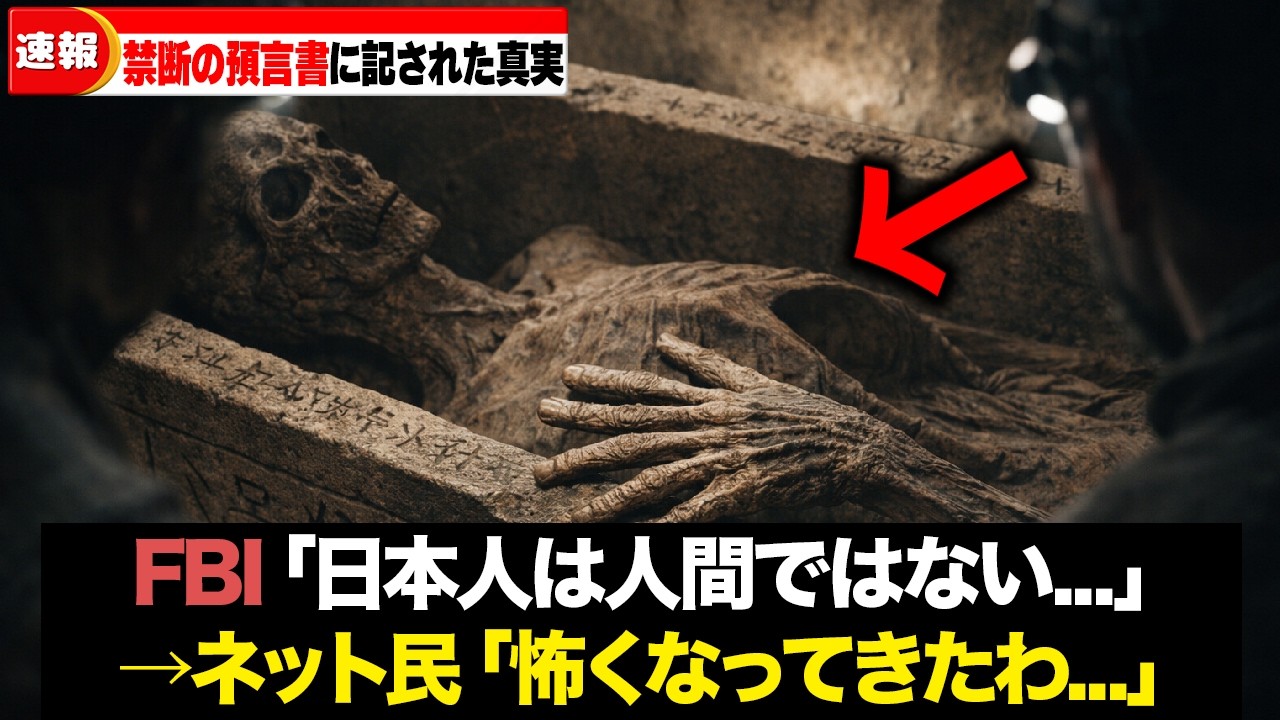 【ゆっくり解説】日本人の本当のルーツは人間ではないのかもしれません...FBIが機密文書に指定した禁断の預言書『オアスペ』とは？【都市伝説  ミステリー】