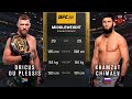 UFC 319 Khamzat Chimaev Vs Dricus Du Plessis Full Fight Highlights Breakdown