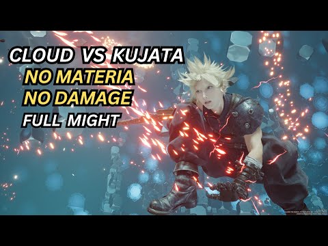 FFVII Rebirth Cloud Solo Vs Kujata (No Damage, No Materia, Full Might)