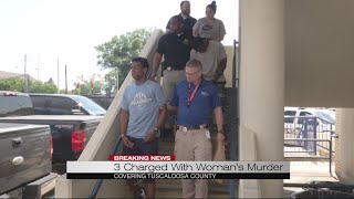 3 charged with murder of young mom found dead in Tuscaloosa Co