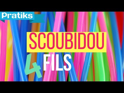 comment demarrer un scoubidou a 4 fils