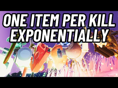 Stacking One Item Per Kill but Items Stack EXPONENTIALLY