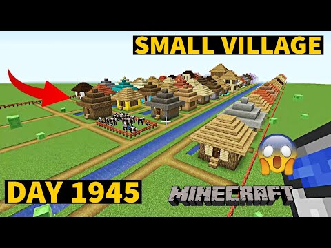 INSANE! Building a Small Village in Minecraft - Day 1945