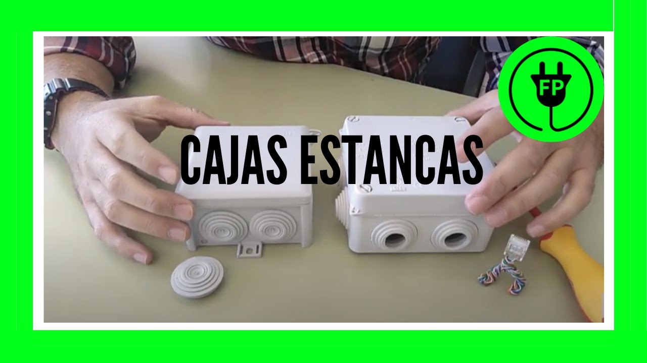 CAJAS DE REGISTRO de superficie de EXTERIOR o ESTANCAS | IP55 | ⚡️MATERIALES* ✅