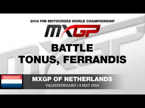 MXGP of the Netherlands 2014 Tonus Battle with Ferrandis - Motocross
