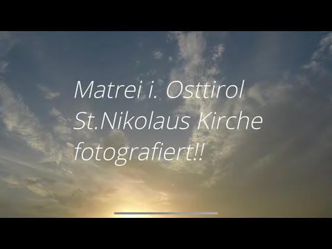 Etwas fotografieren in Matrei in Osttirol ,St.Nikolaus Kirche mit der Sony A7III und der Sony ZV-E10