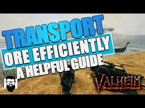 Valheim - How To Transport Ore Efficiently - A HELPFUL GUIDE - NEW PLAYER TUTORIAL