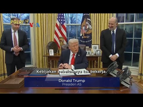 VOA - TRUMP TEKEN INPRES KEMBALI KE PENGGUNAAN SEDOTAN PLASTIK
