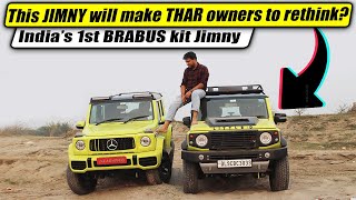 India's one and only JIMNY with Brabus Kit - THAR owners will rethink again ЁЯФе Most Modified JIMNY