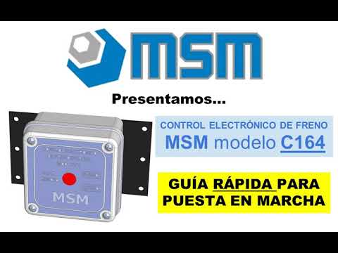Control Eléctrico de Frenos C164 - Guía Rápida para Puesta en Marcha